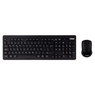 Nilox Kit inalámbrico Teclado y Mouse, Modelo Fit ligero y Nilox Kit inalámbrico Teclado y Mouse, Modelo Fit ligero y