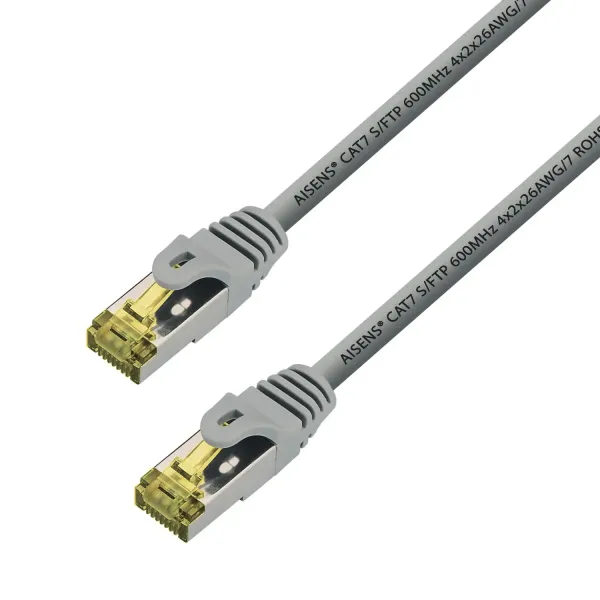 Aisens Cable de Red RJ45 Cat.7 S/FTP 50cm Gris
