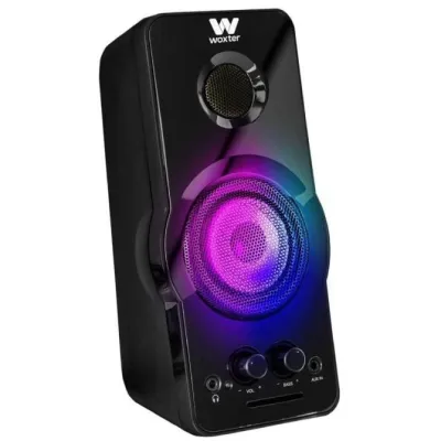 Woxter Big Bass 95 RGB Altavoces 2.0 20W Negros Woxter Big Bass 95 RGB Altavoces 2.0 20W Negros