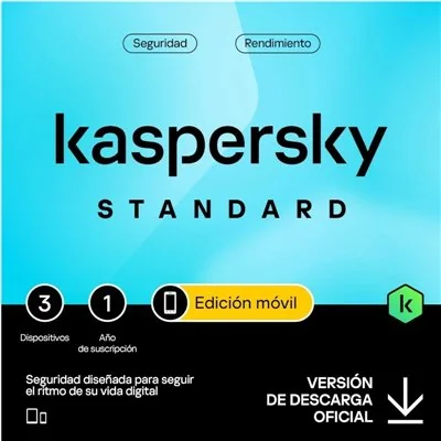 Kaspersky Antivirus para Android 2024 | 3 Dispositivos | 1 año