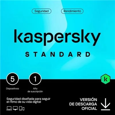 Kaspersky Standard Antivirus 2024 | 5 Dispositivos | 1 año |