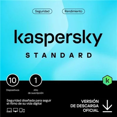 Kaspersky Standard Antivirus 2024 | 10 Dispositivos | 1 año |