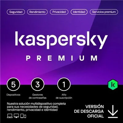 Kaspersky Premium Total Security 2024 | 5 Dispositivos | 1 año