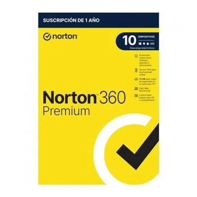 Norton 360 Premium 2024 | 10 Dispositivos + 75GB Nube PC/Mac | Norton 360 Premium 2024 | 10 Dispositivos + 75GB Nube PC/Mac |
