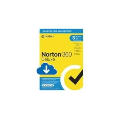 Norton 360 Deluxe 2024 | 3 Dispositivos + 25GB Nube PC/Mac | 1