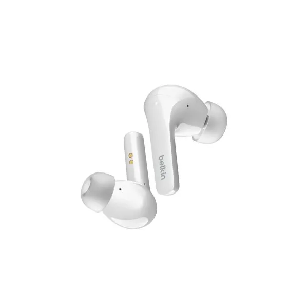 Belkin SOUNDFORM Flow Auriculares Inalámbrico Dentro de oído Llamadas/Música USB Tipo C Bluetooth Blanco