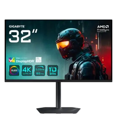 Gigabyte MO32U 31,5" Monitor Gaming OLED 4K UHD - 3840 x 2160 Gigabyte MO32U 31,5" Monitor Gaming OLED 4K UHD - 3840 x 2160