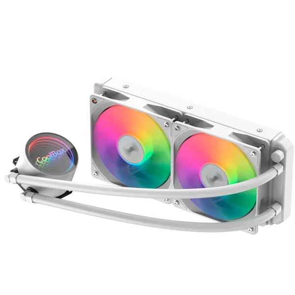 Coolbox Infinite Liquid240 ARGB Blanco 240mm Kit de refrigeración líquida Intel y AMD
