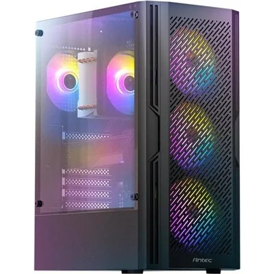 Antec AX20 Midi Tower Cristal Templado USB 3.0 FRGB Negra