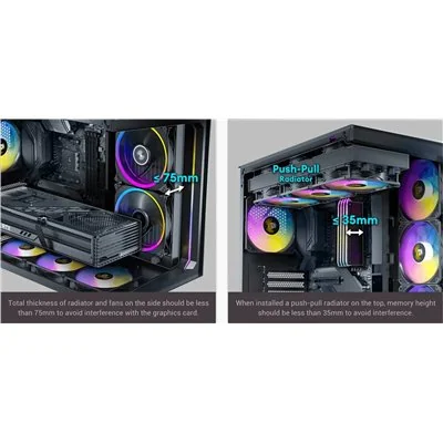 Antec C5 ARGB Negra ATX Cristal Templado USB-C