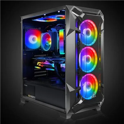 Antec DF600 Flux RGB ATX Cristal Templado USB 3.0 Negra
