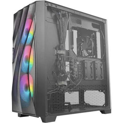 Antec DF700 Flux RGB ATX Cristal Templado USB 3.0 Negra