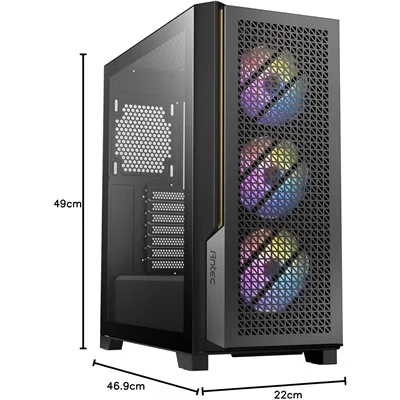 Antec P20C ARGB Negra con Cristal Templado