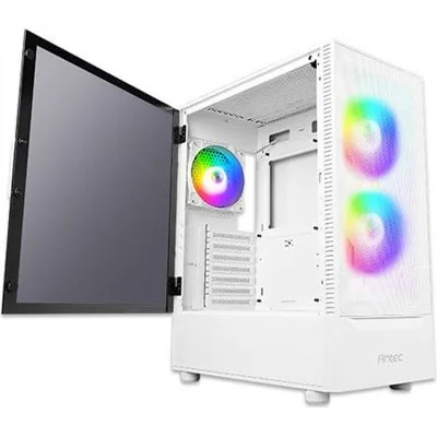 Antec NX410 Blanca ATX Apertura lateral con Cristal Templado