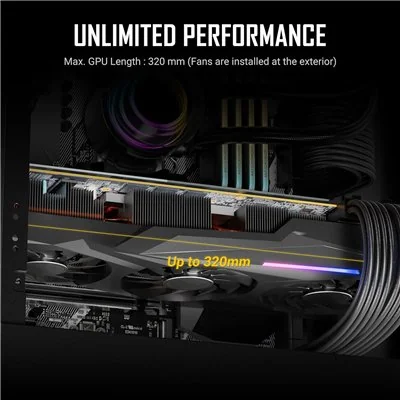 Antec NX500M Negra con Cristal Templado USB-C
