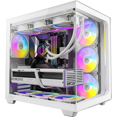 Antec C5 ARGB Blanca ATX Cristal Templado USB-C