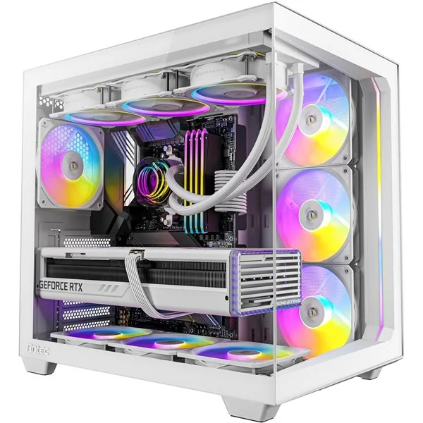 Antec C5 ARGB Blanca ATX Cristal Templado USB-C