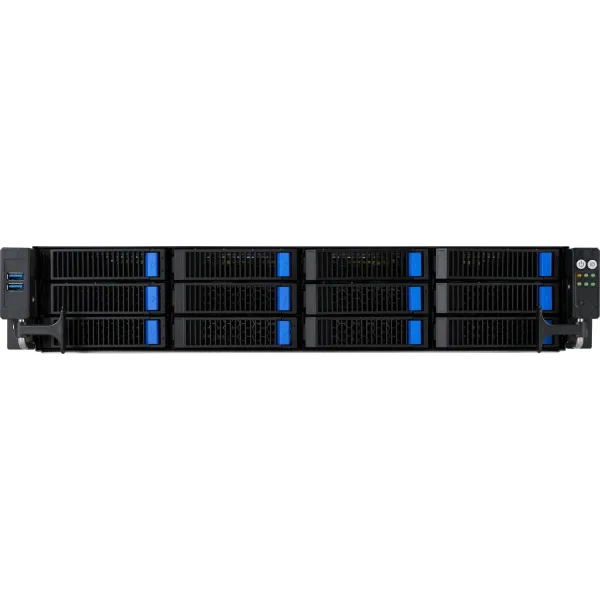ASUS RS720A-E12-RS12-10G Servidor 2U de doble procesador AMD EPYC 9004 8x NVMe/GPU