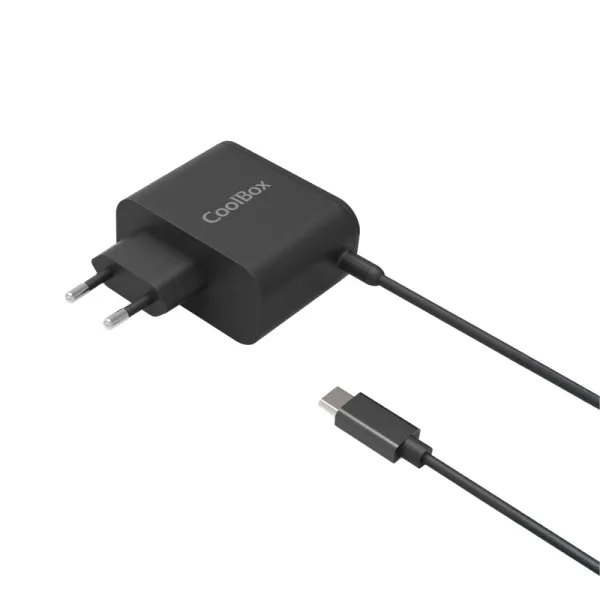 Cargador Pared/viaje 3.0 Gan Usb-c/pd 65w Negro Coolbox