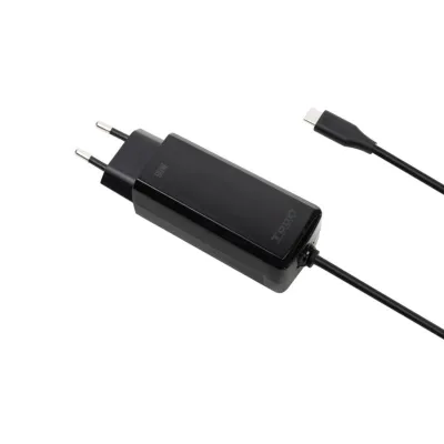 Cargador Automatico Portatil Gan Usb-c Pd 3.0 90w Cubico Negro