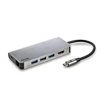 NGS WONDER DOCK 8 Hub 8 en 1 USB-C a HDMI/USB 3.0/RJ45/Lector