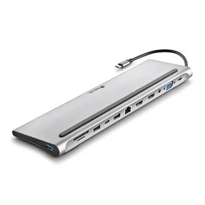 Docking USB Tipo-C NGS WonderDock12/ 3xUSB/ 2xHDMI/ 1xVGA/