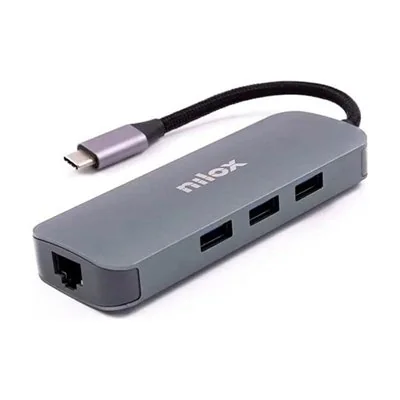 Nilox Docking Station USB 3.0/HDMI/VGA/RJ-45/USB-C Nilox Docking Station USB 3.0/HDMI/VGA/RJ-45/USB-C