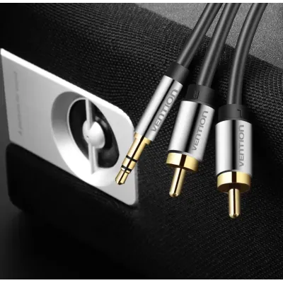 Cable Estéreo Vention BCFBI/ Jack 3.5 Macho - 2x RCA Macho/ 3m/ Cable Estéreo Vention BCFBI/ Jack 3.5 Macho - 2x RCA Macho/ 3m/