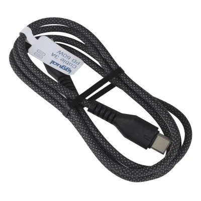 Iggual cable usb-c a tipo c 60w 3a 100 cm trenzado