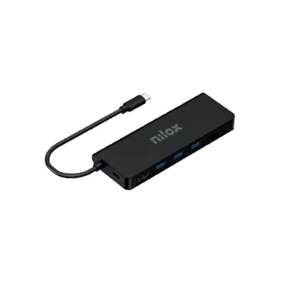 Nilox NXDSUSBC04 Docking Station USB-C Negro Nilox NXDSUSBC04 Docking Station USB-C Negro