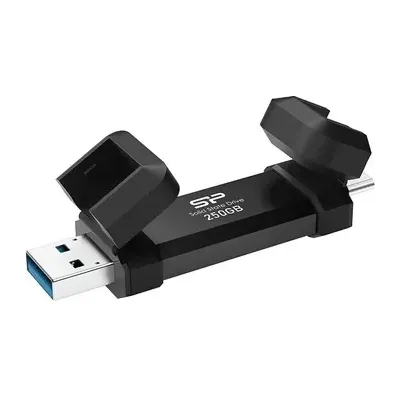 Silicon Power DS72 SSD 250GB Memoria USB-C + USB-A