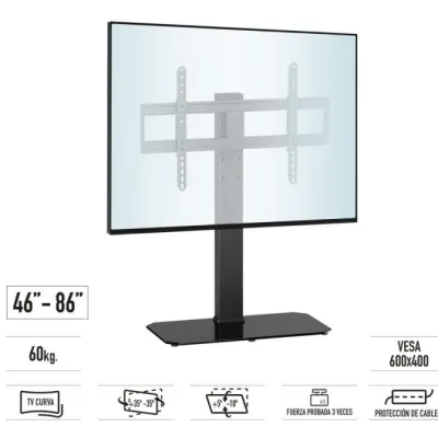 TM Electrón TMSLC424 Soporte de suelo para TV de 46-86', Diseño TM Electrón TMSLC424 Soporte de suelo para TV de 46-86', Diseño