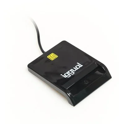 Iggual IGG316740 Lector de Tarjeta Magnética USB Negro Iggual IGG316740 Lector de Tarjeta Magnética USB Negro