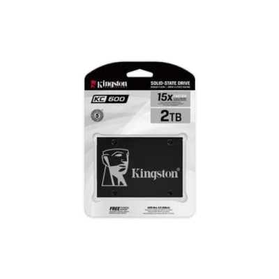 Kingston KC600 2TB Disco SSD 2.5" SATA 6GB/s a 550MB/s