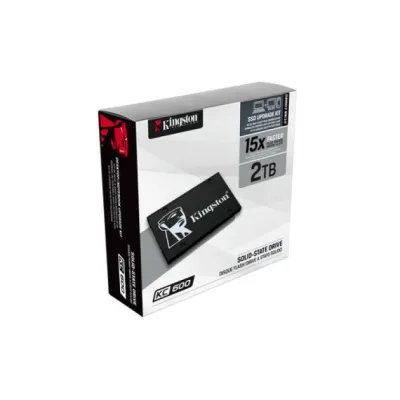 Kingston KC600 2TB Disco SSD 2.5" SATA 6GB/s a 550MB/s