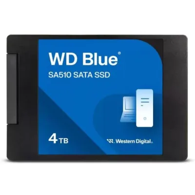 Western Digital WD Blue SA510 4TB SSD 2.5" SATA 6GB/s 555MB/s Western Digital WD Blue SA510 4TB SSD 2.5" SATA 6GB/s 555MB/s