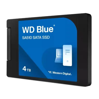 Western Digital WD Blue SA510 4TB SSD 2.5" SATA 6GB/s 555MB/s Western Digital WD Blue SA510 4TB SSD 2.5" SATA 6GB/s 555MB/s