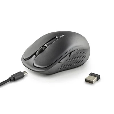 Ratón Inalámbrico NGS Evo Rust/ Batería recargable/ Hasta 1600 Ratón Inalámbrico NGS Evo Rust/ Batería recargable/ Hasta 1600