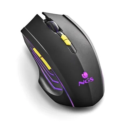 Ratón Gaming Inalámbrico NGS GMX-200/ Batería recargable/ Hasta