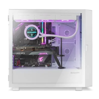 Torre PC NOX Hummer BIOS Cristal Templado USB 3.2 Blanca