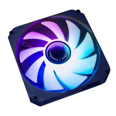 Ventilador Auxiliar A-rgb 120mm Infinity Negro Coolbox Ventilador Auxiliar A-rgb 120mm Infinity Negro Coolbox