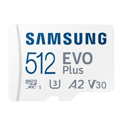 Samsung EVO Plus MicroSDXC 512GB UHS-I U3 V30 Clase 10 +