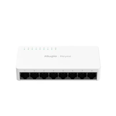 Ruijie unmanaged switch 8x10/100 rj45 plastic case Ruijie unmanaged switch 8x10/100 rj45 plastic case