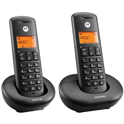 Motorola E202 Duo Teléfono DECT Negro Motorola E202 Duo Teléfono DECT Negro