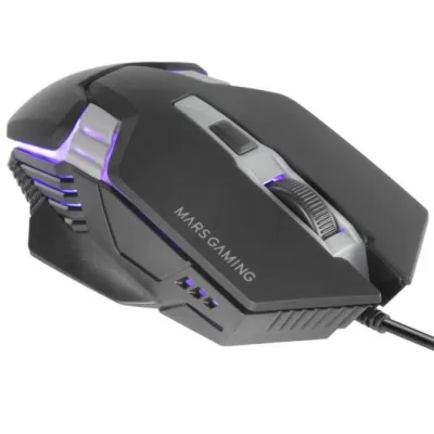 Mars Gaming MMM024 Ratón Gaming RGB Flow Sensor Óptico 4000 DPI