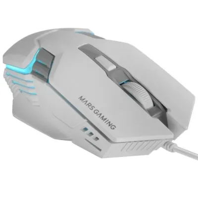 Mars Gaming MMM024 Ratón Gaming RGB Flow Sensor Óptico 4000 DPI