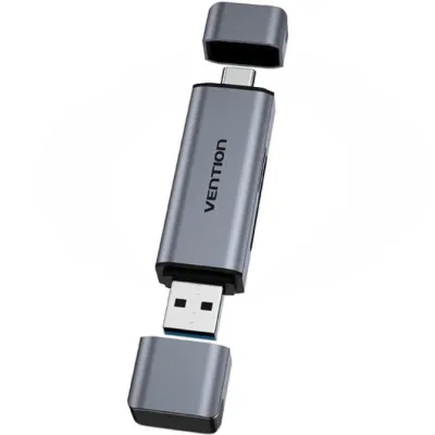 Lector de Tarjetas Externo Vention CLLH0/ USB 3.0/ USB Tipo-C Lector de Tarjetas Externo Vention CLLH0/ USB 3.0/ USB Tipo-C