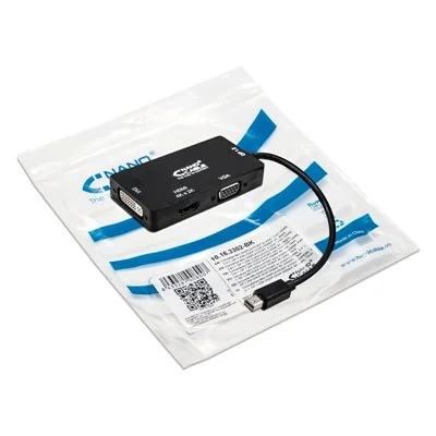 Cable Conversor Nanocable 10.16.3302-BK/ Mini Displayport Macho