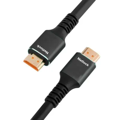 Netlock cable hdmi v2.1 m-m 8k@60hz 48gbps, 5m Netlock cable hdmi v2.1 m-m 8k@60hz 48gbps, 5m