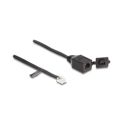 Delock cable rj12 macho a rj12 hembra con tapa Delock cable rj12 macho a rj12 hembra con tapa